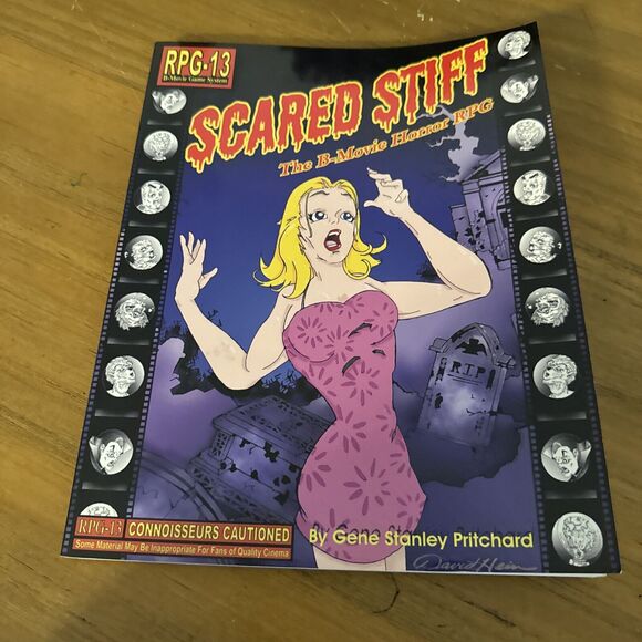SCARED STIFF: THE B-MOVIE HORROR RPG (RPG-13 B-MOVIE GAME By Gene Stanley VG - Picture 5 of 7